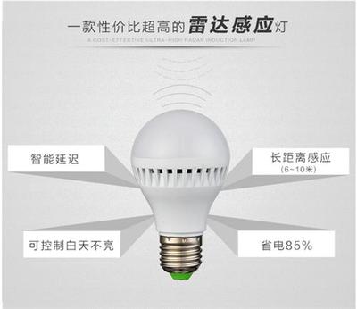 中山雷達感應球泡燈圖片,廠家直銷雷達感應球泡圖片,中山感應具廠家圖片-中科商務網-中山好美塑膠制品
